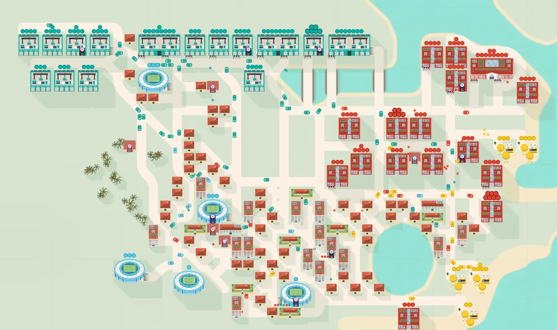 Rio map: the city packed onto a headland between the beach and the bay