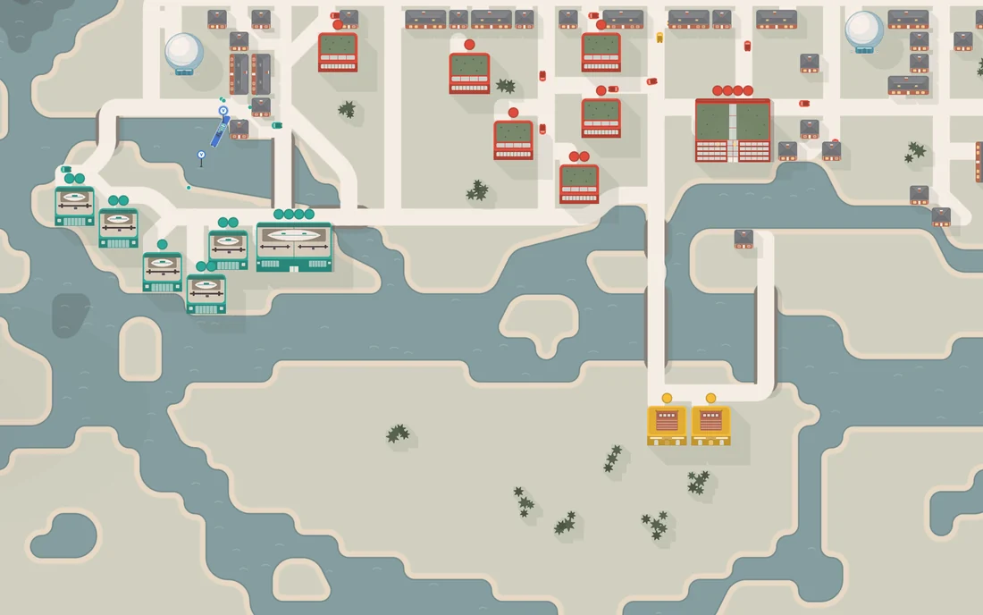 Stockholm map, an archipelago